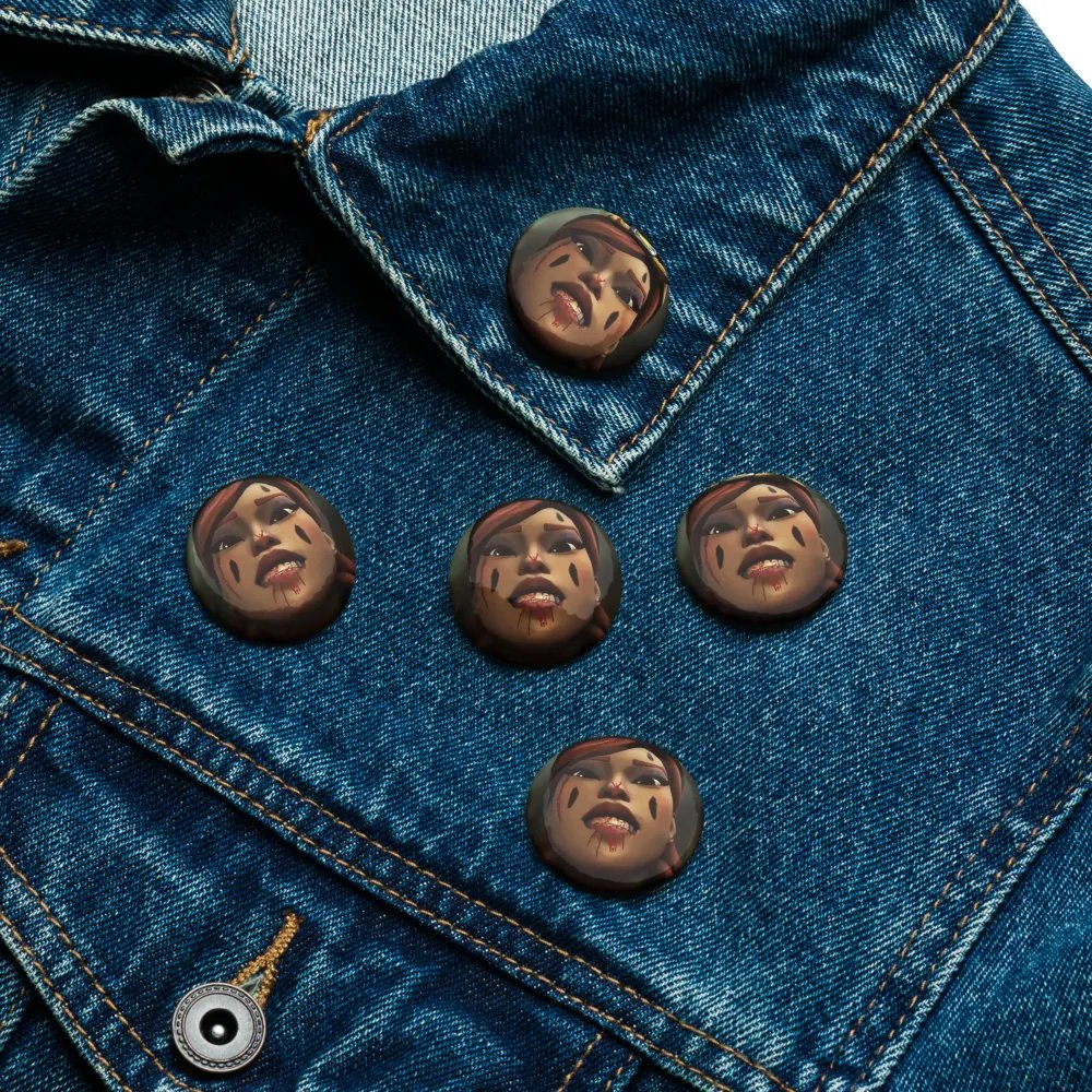 OneUpOnGin Blood album pins (5 set) product image (16)
