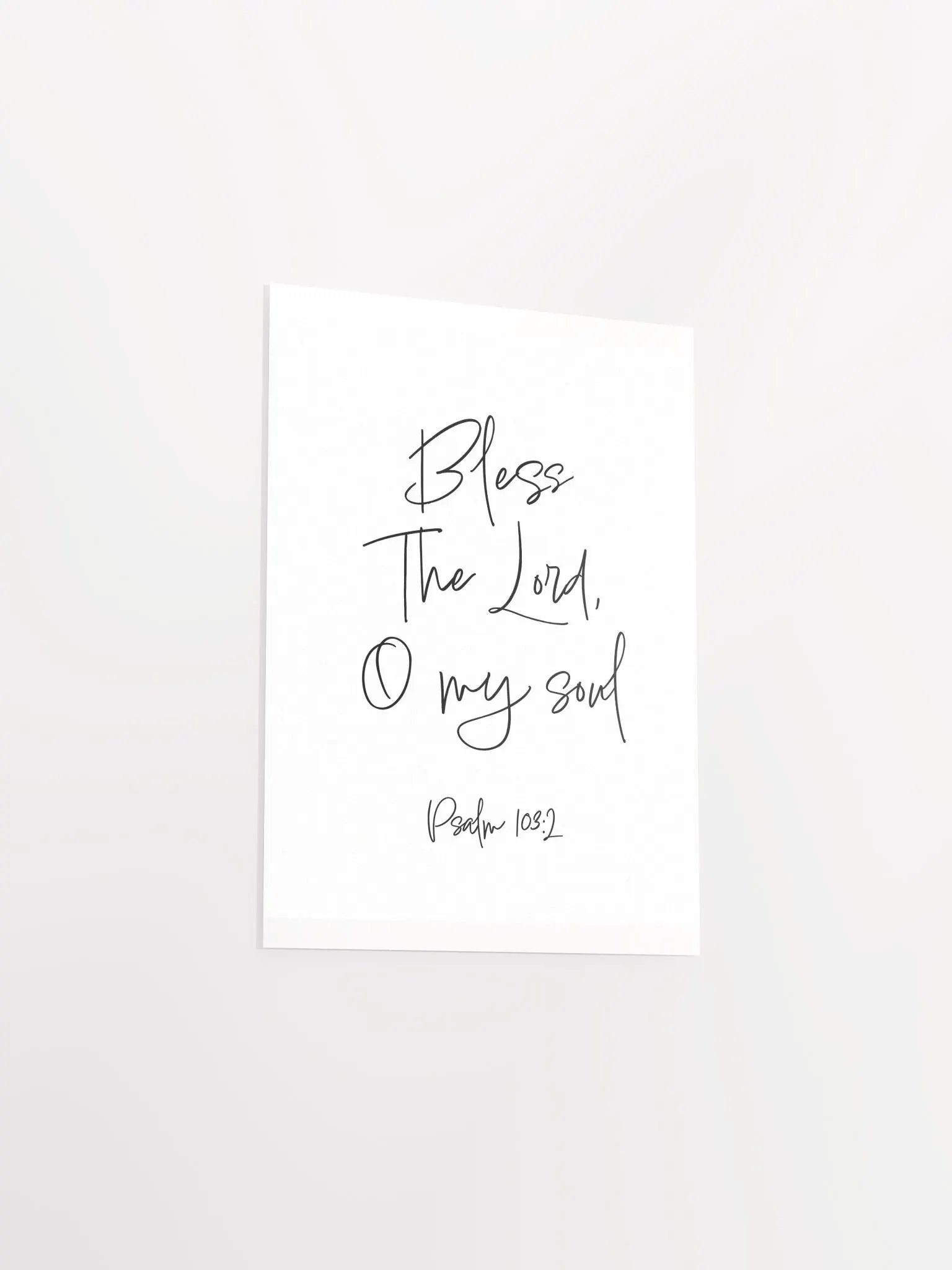 Bless the Lord, O My Soul - Print product image (3)