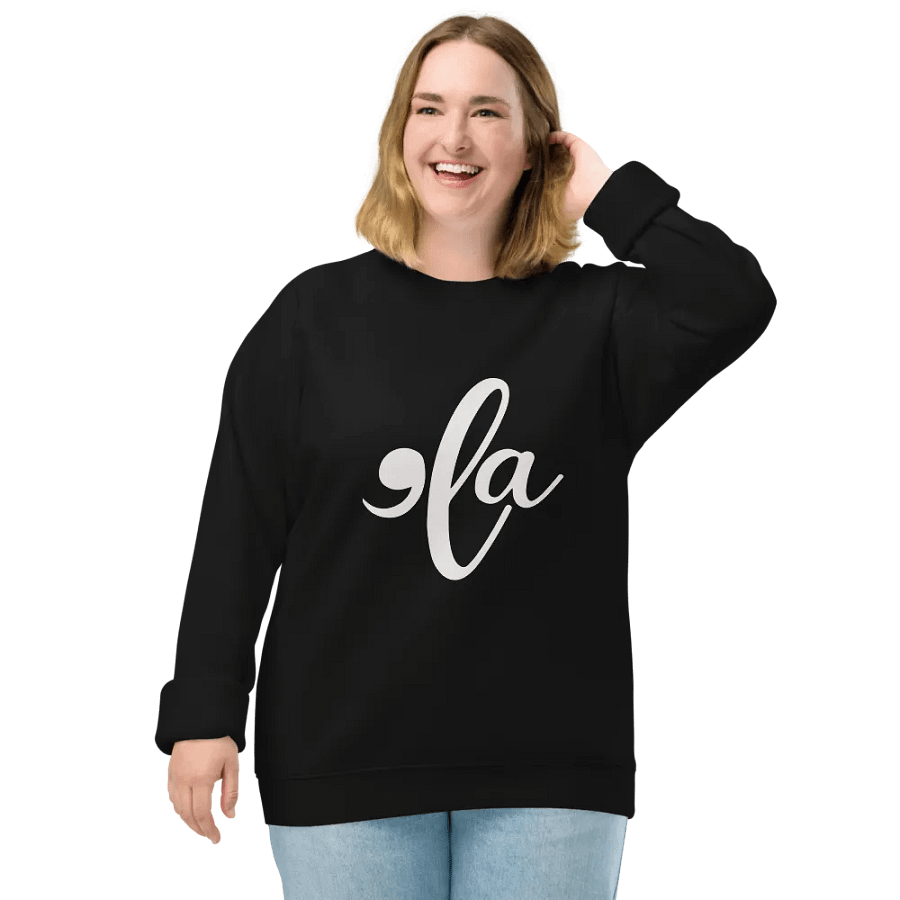 Luminous 'Kamala Harris 2024' Organic Sweatshirt product image (3)