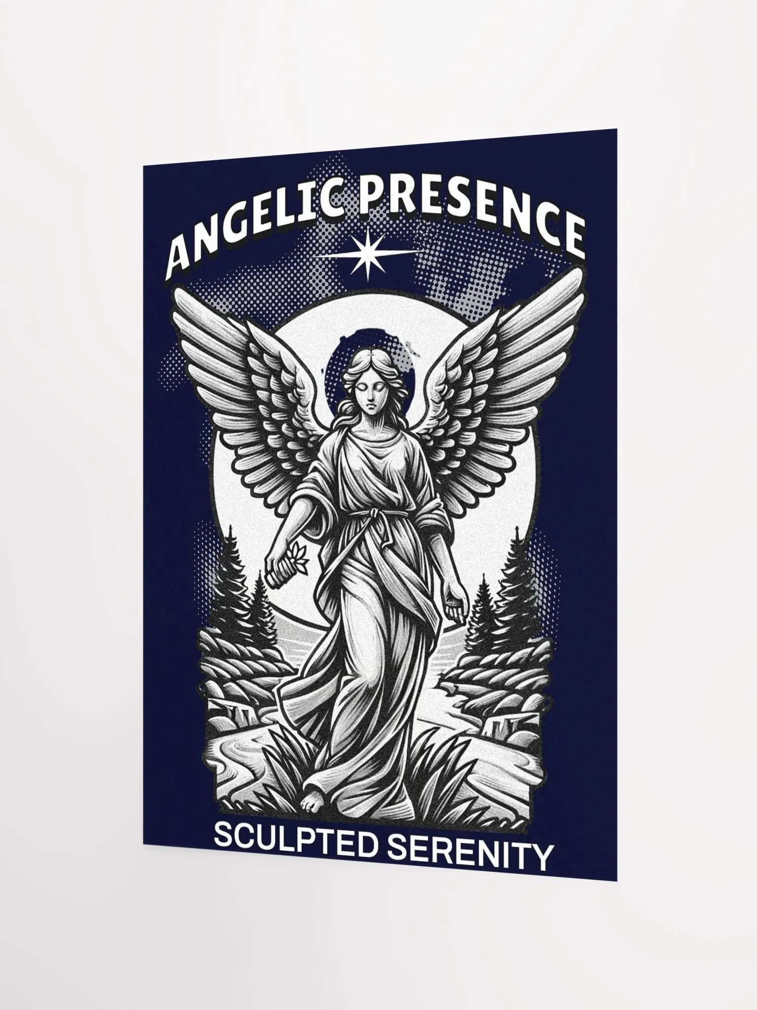 Angelic Presence Sculpted Serenity - Matte Poster product image (7)