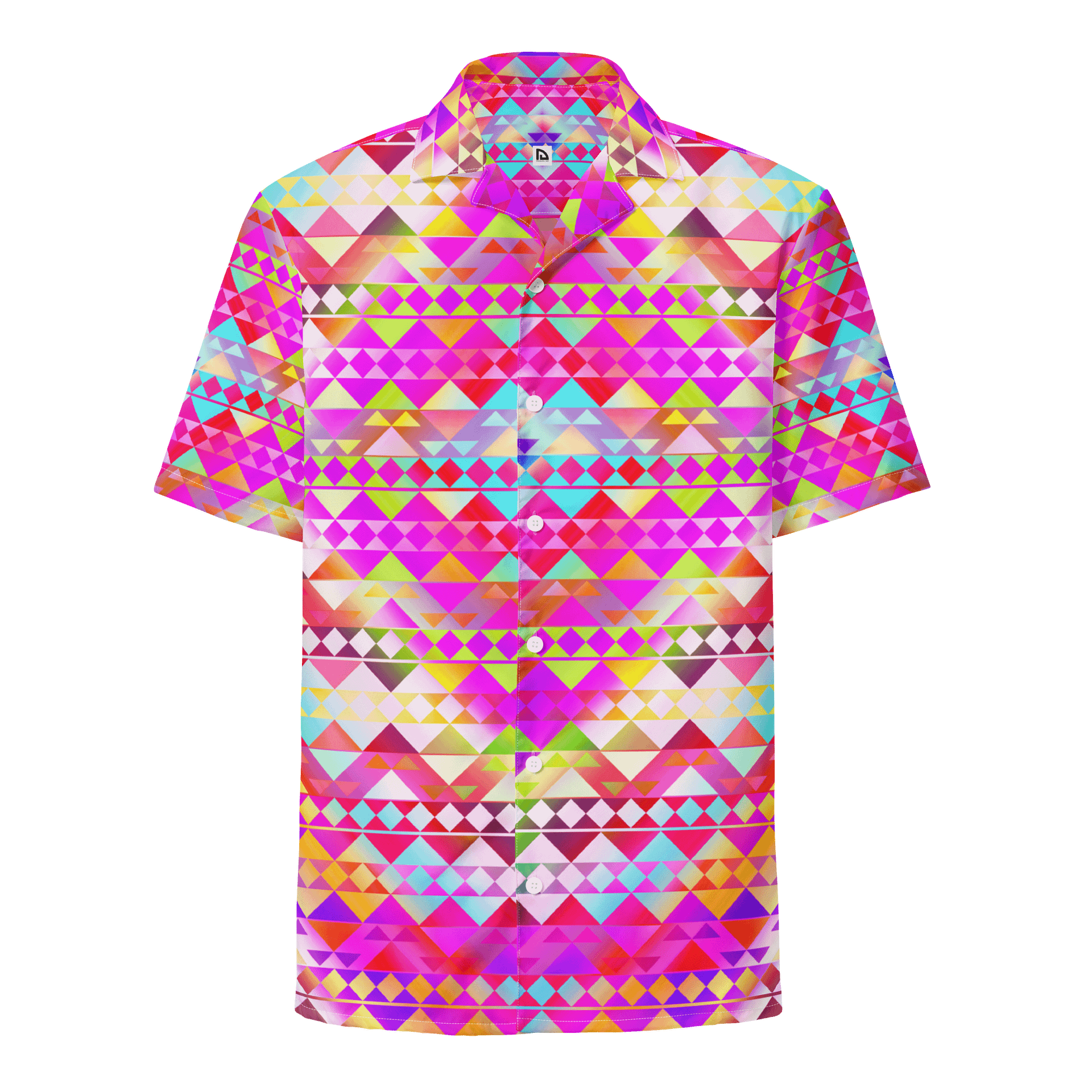 Pink Tribal Hawaiian Shirt product image (1)