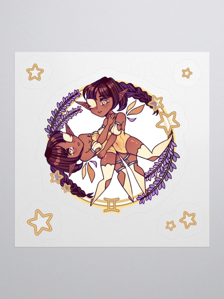 GEMINI ☆ Zodiac Chibi Sticker product image (1)