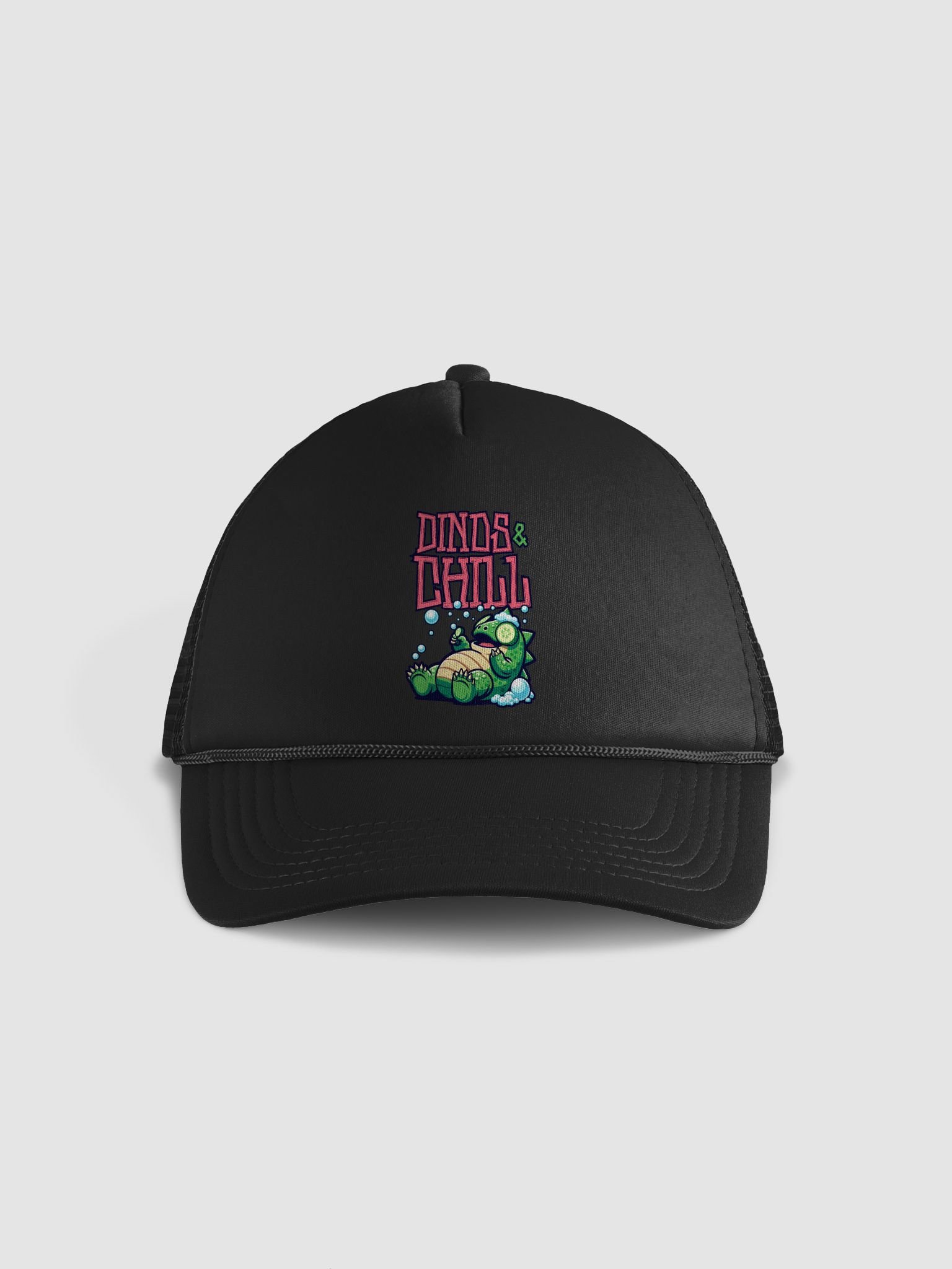 Dinos & Chill Foam Trucker Hat product image (2)