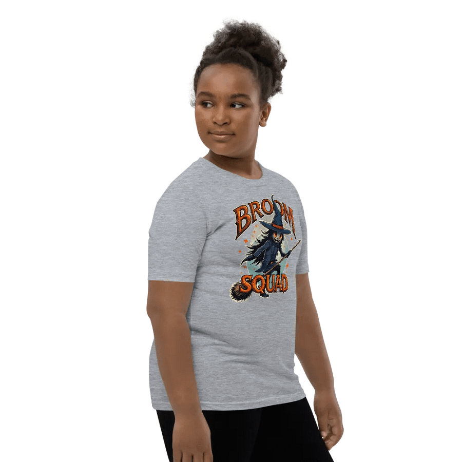 Witchy Broom Squad Youth Tee product image (12)