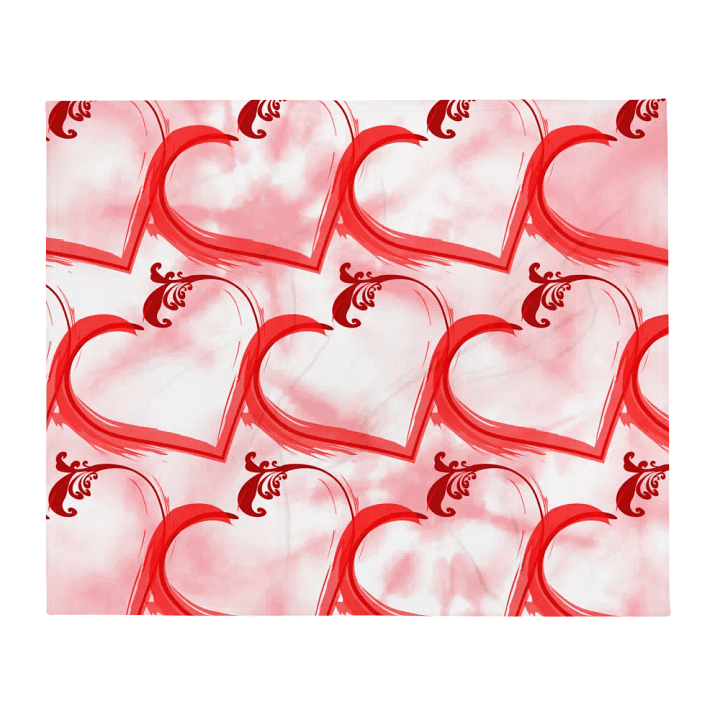 All Hearts Throw Blanket product image (2)