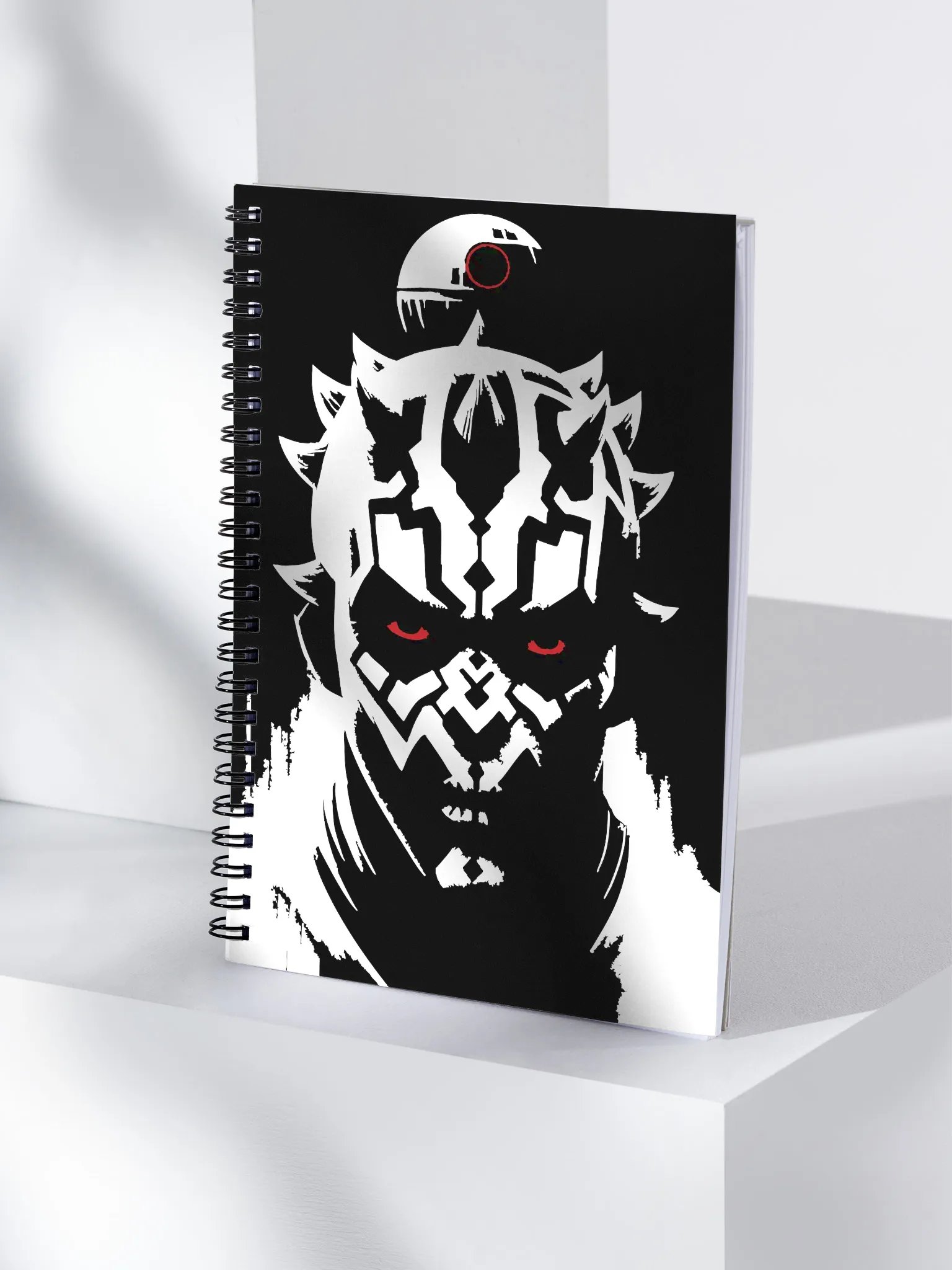 Edgy Darth Maul Spiral Notebook product image (4)