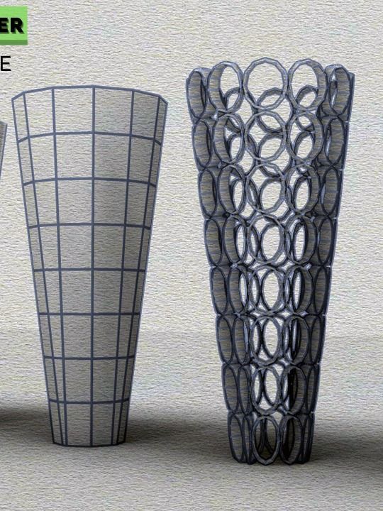 Polygon Morphing Parametric Facade Design Grasshopper Rhino Files Download product image (2)