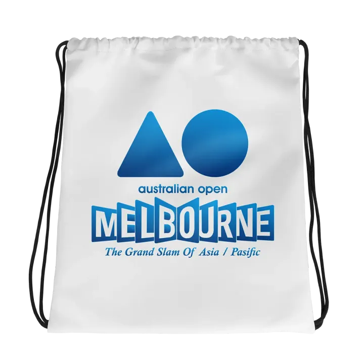Melbourne Tennis All-Over Drawstring Bag product image (1)