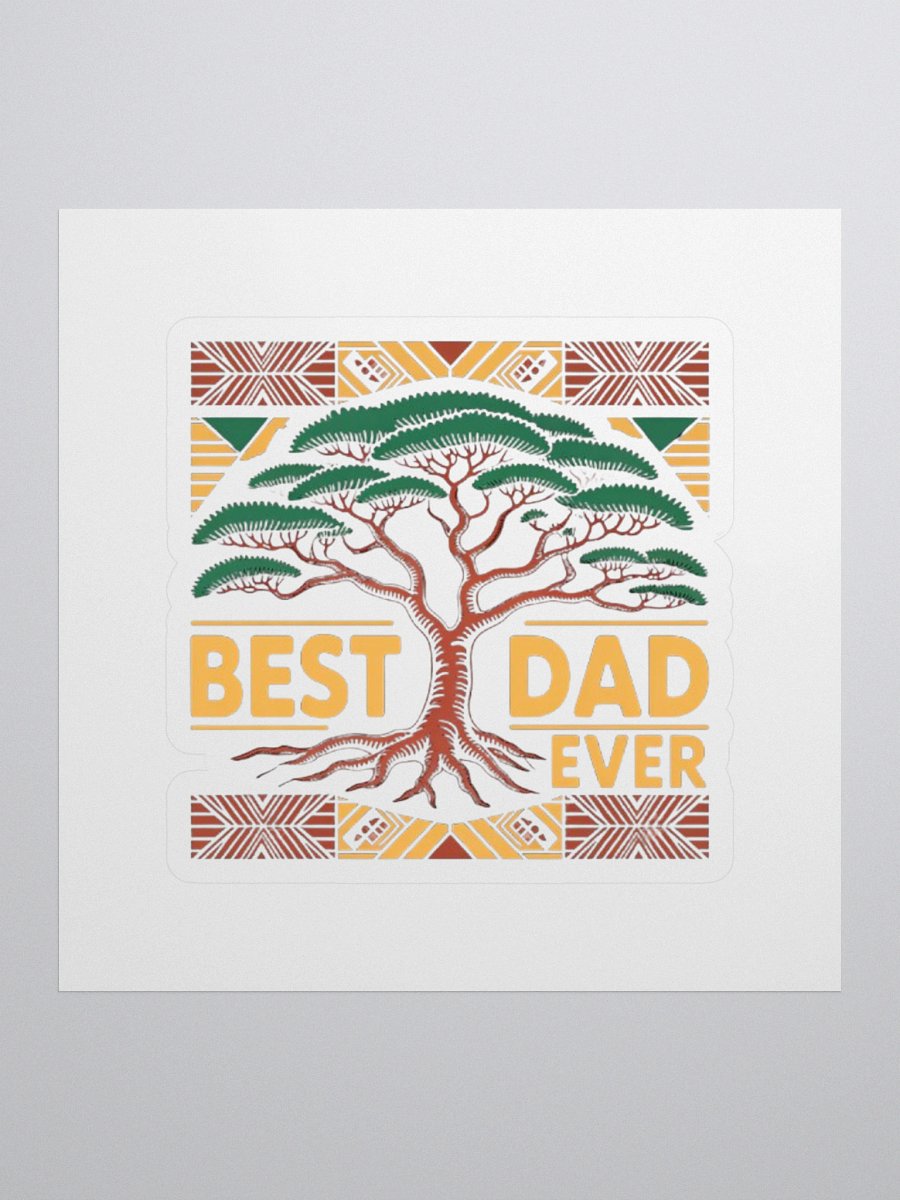 Best Dad Ever African Dad Father Papa Afrika Africa Father's Day Sticker product image (1)
