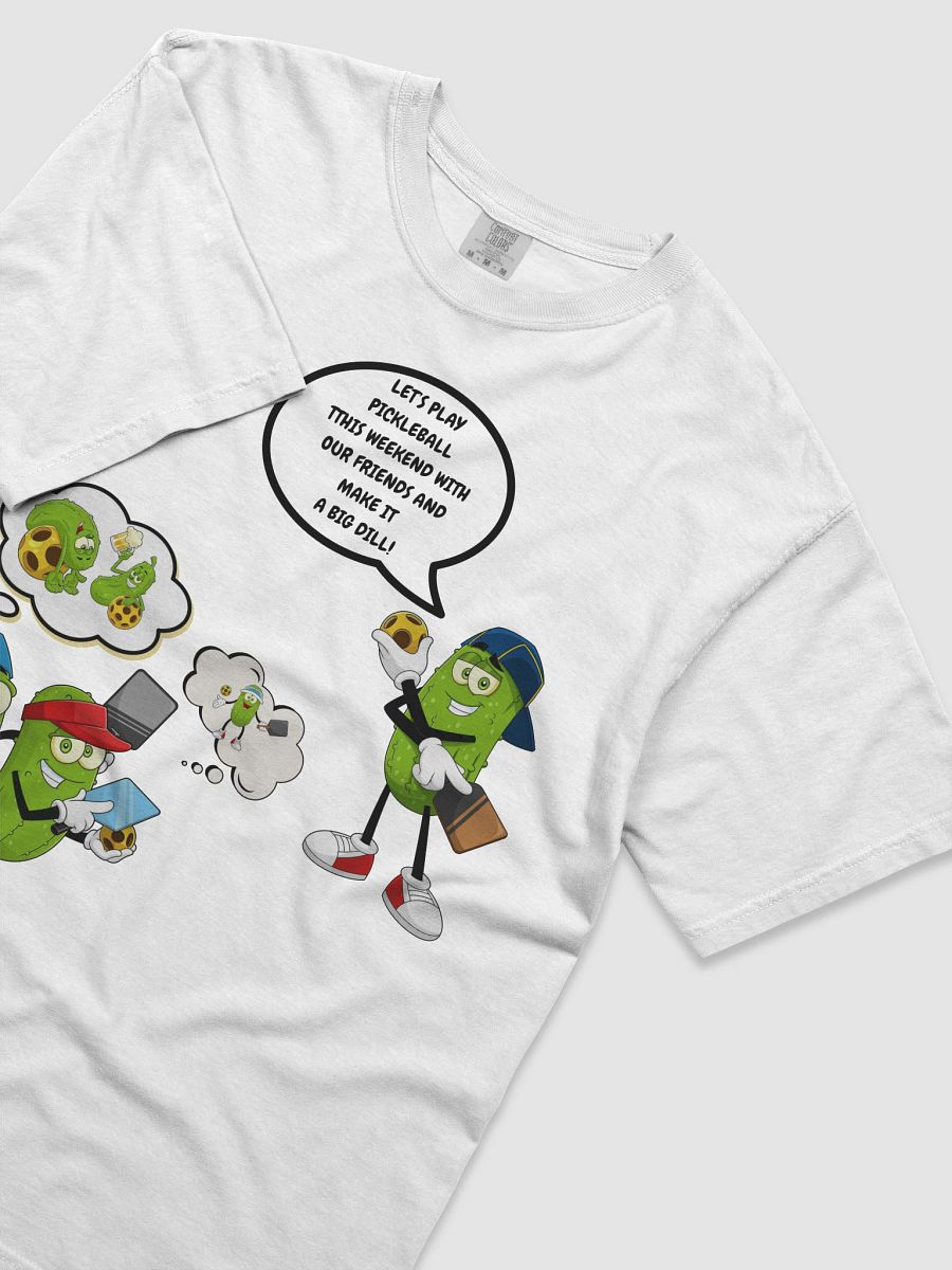 Pickleball Make It A Big Dill Heavy Cotton T-Shirt product image (37)