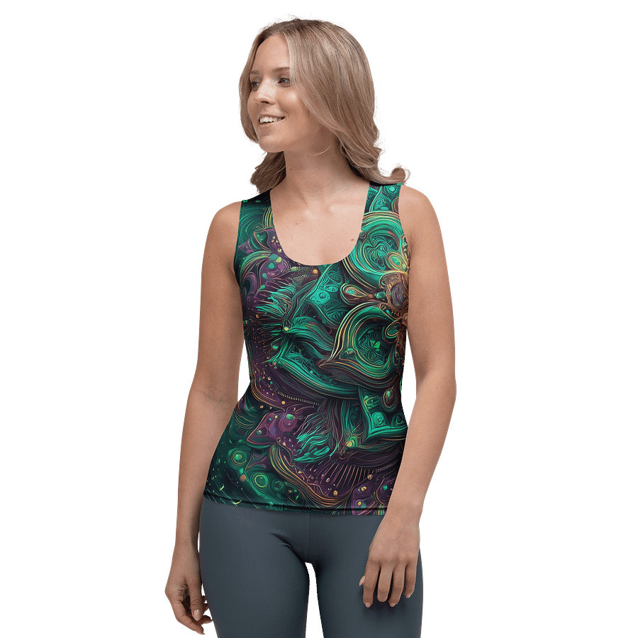 Patterned petals tank top product image (1)