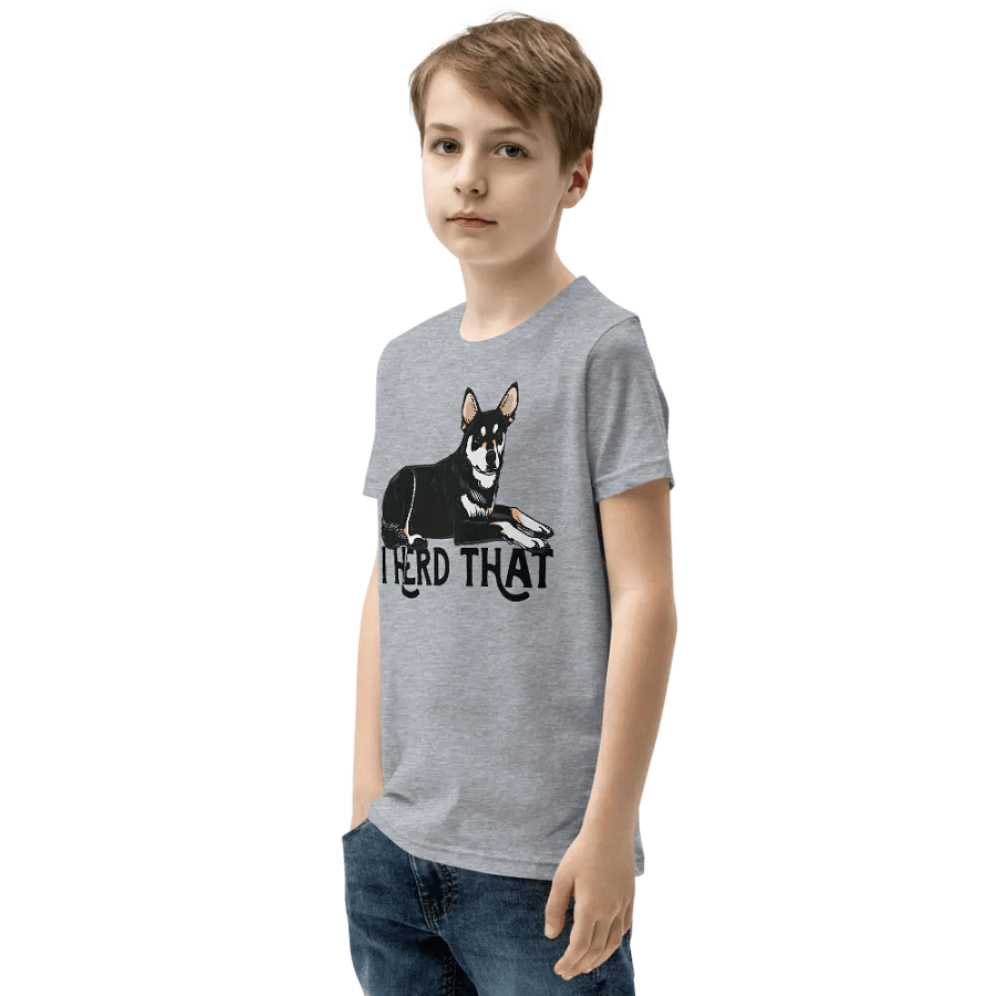 Custom - I Herd That T-Shirt | Funny Australian Kelpie (Mix) Youth Shirt for Herding Dog Owners product image (4)