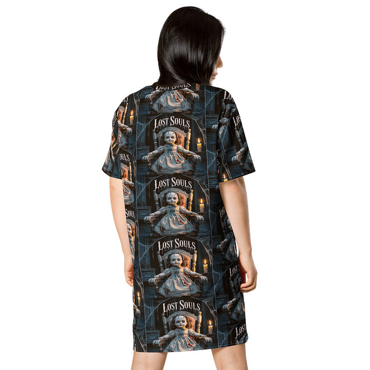 Midnight Veil Designs Gothic Fantasy 'Lost Souls' All-Over Print T-Shirt Dress product image (2)
