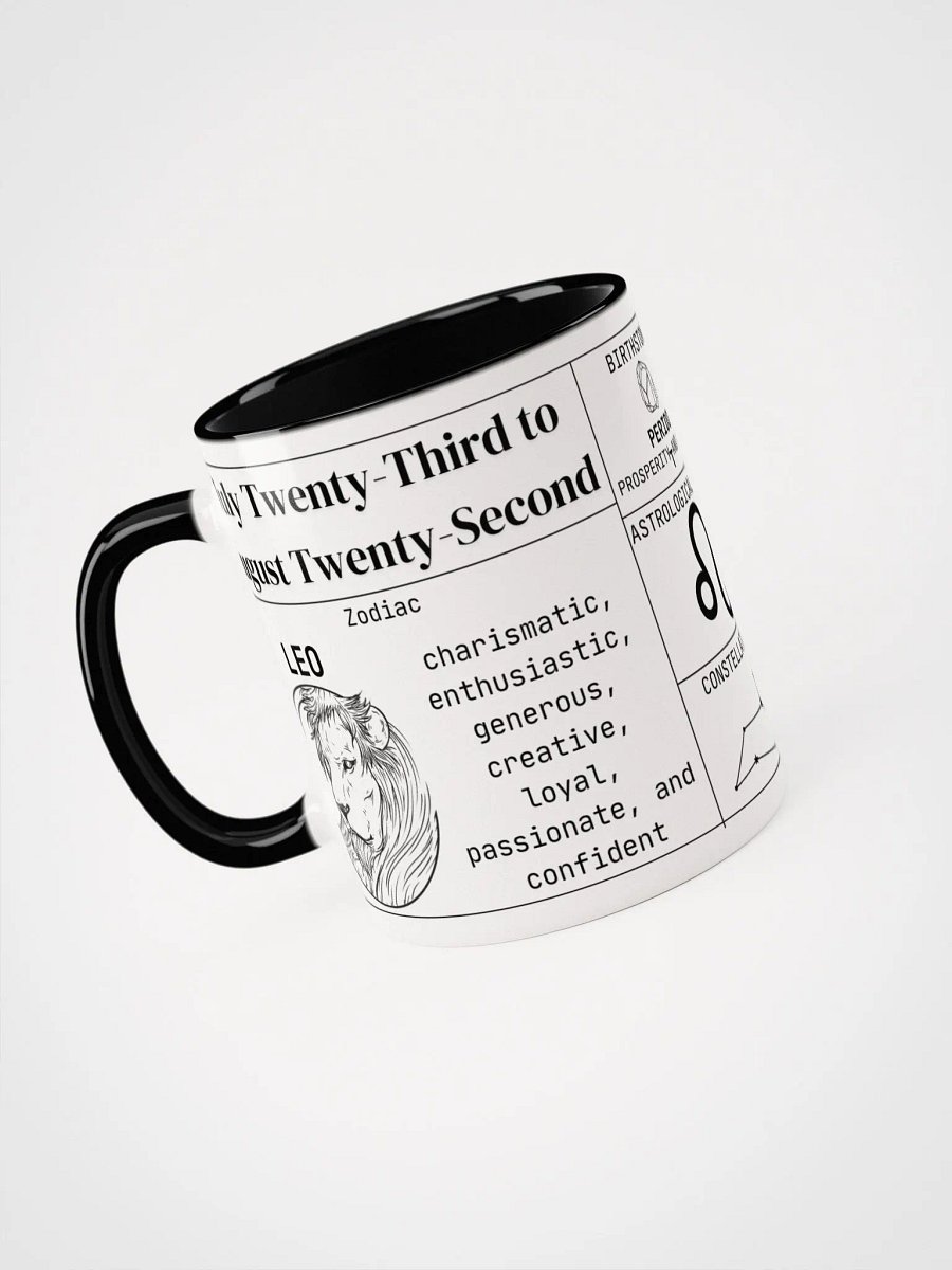 Leo Zodiac Ceramic Mug product image (1)