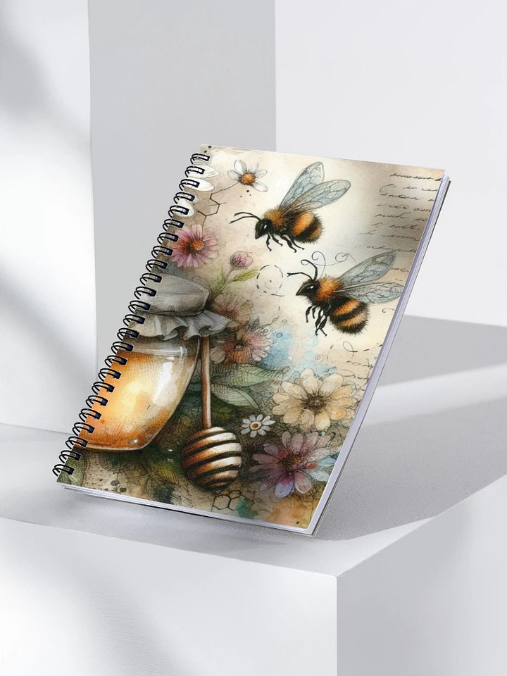 Bumblebee Whimsy Spiral Notebook product image (1)