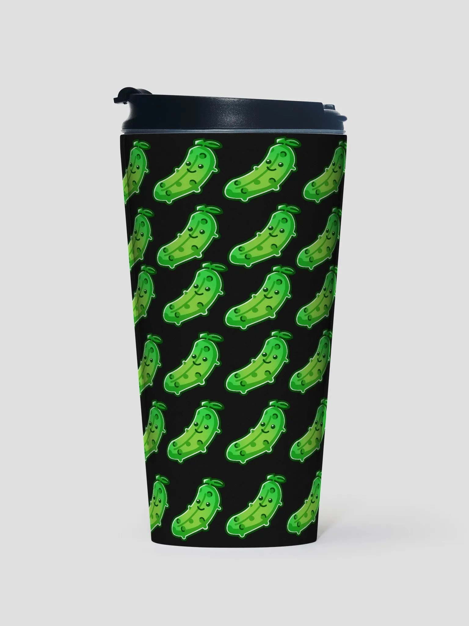 All over Pickle travel mug black product image (2)