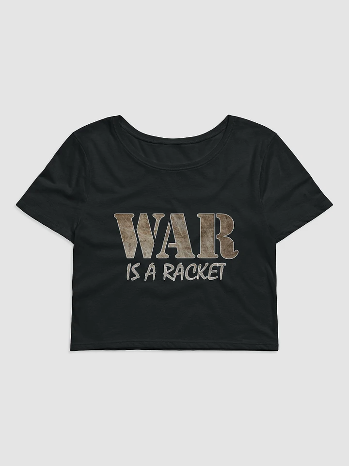 War Is A Racket - Metal - Bella+Canvas Women's Crop Tee product image (1)