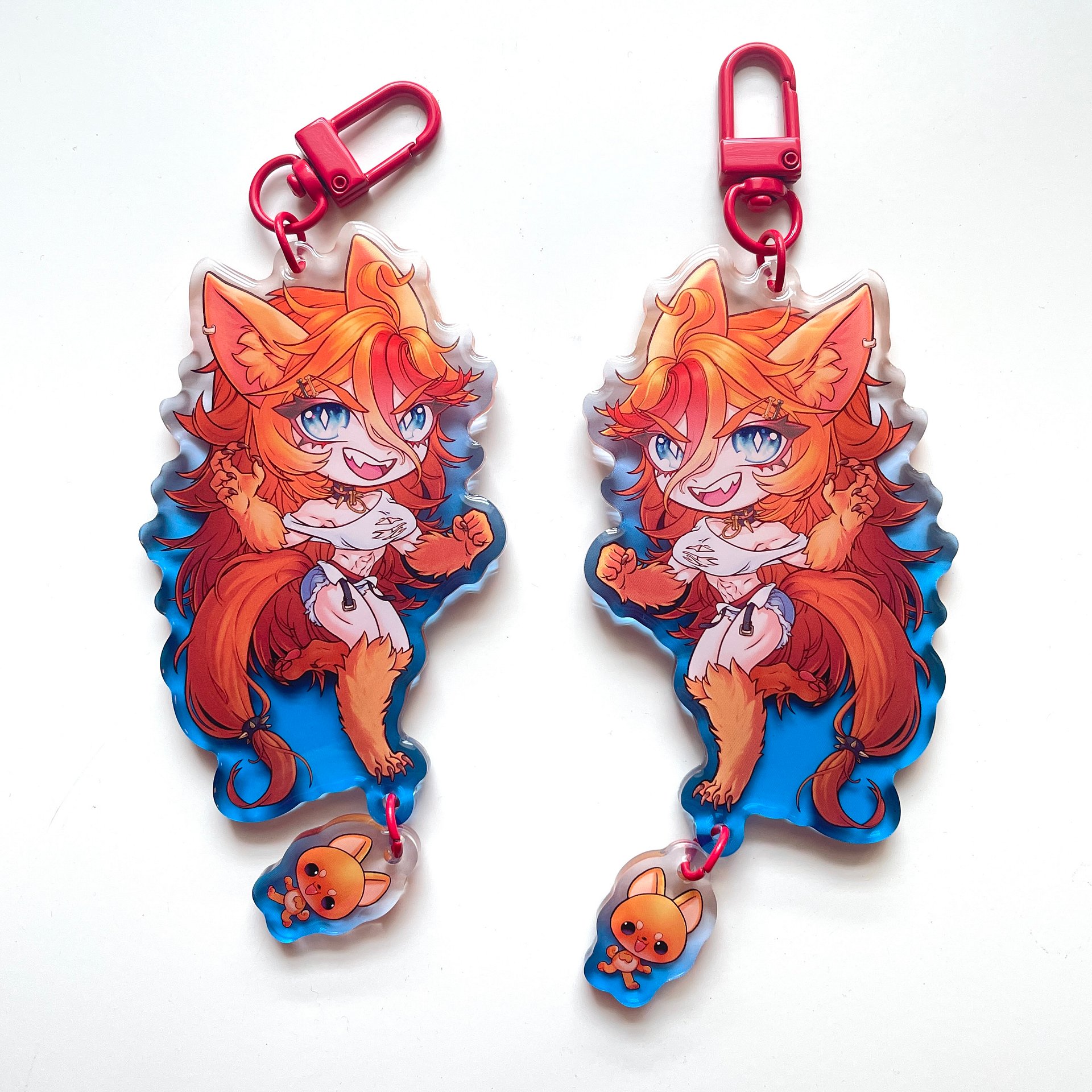 BUFF PUP - Double Acrylic Keychain product image (2)