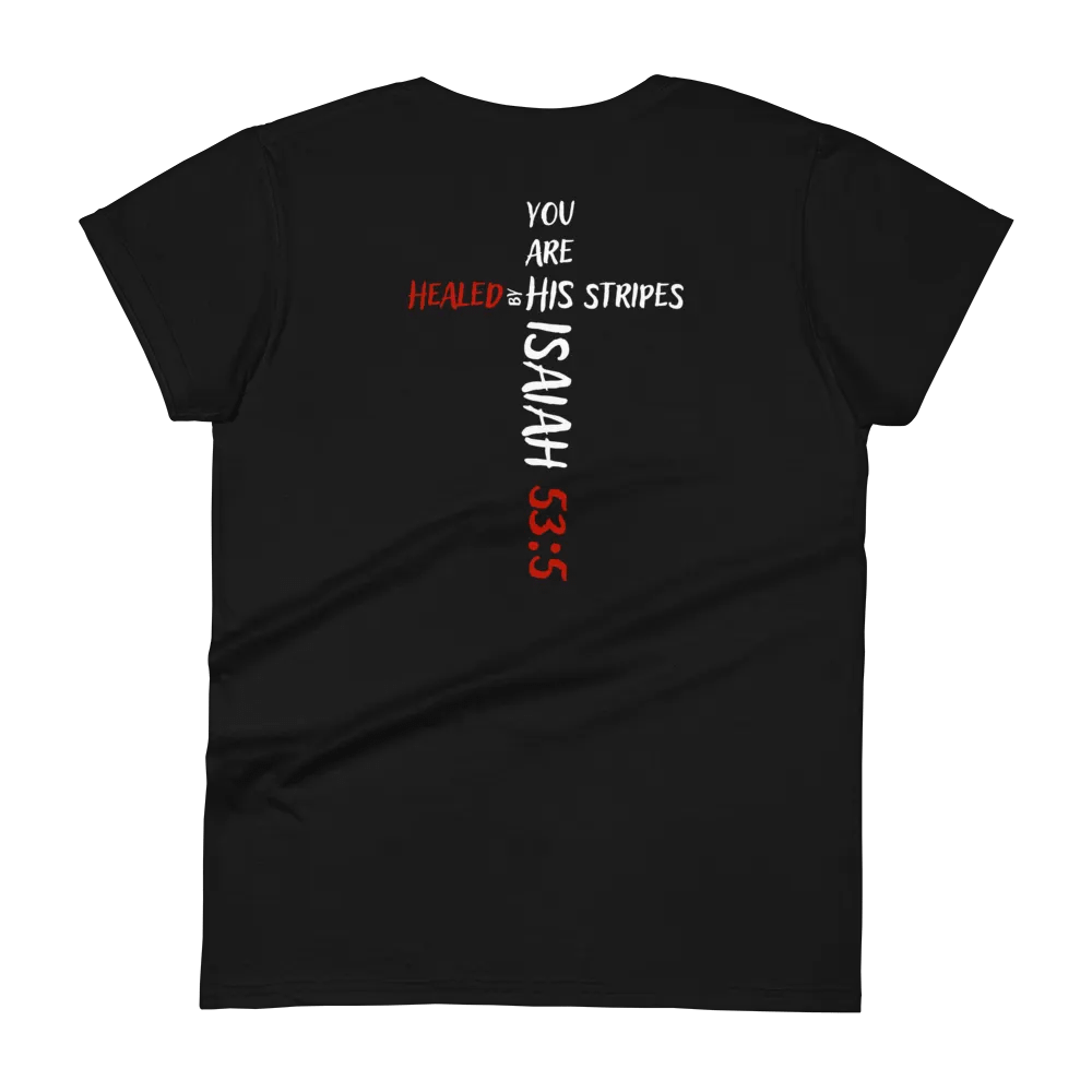 Isaiah 53:5 | Fitted (Female) Shirt product image (4)