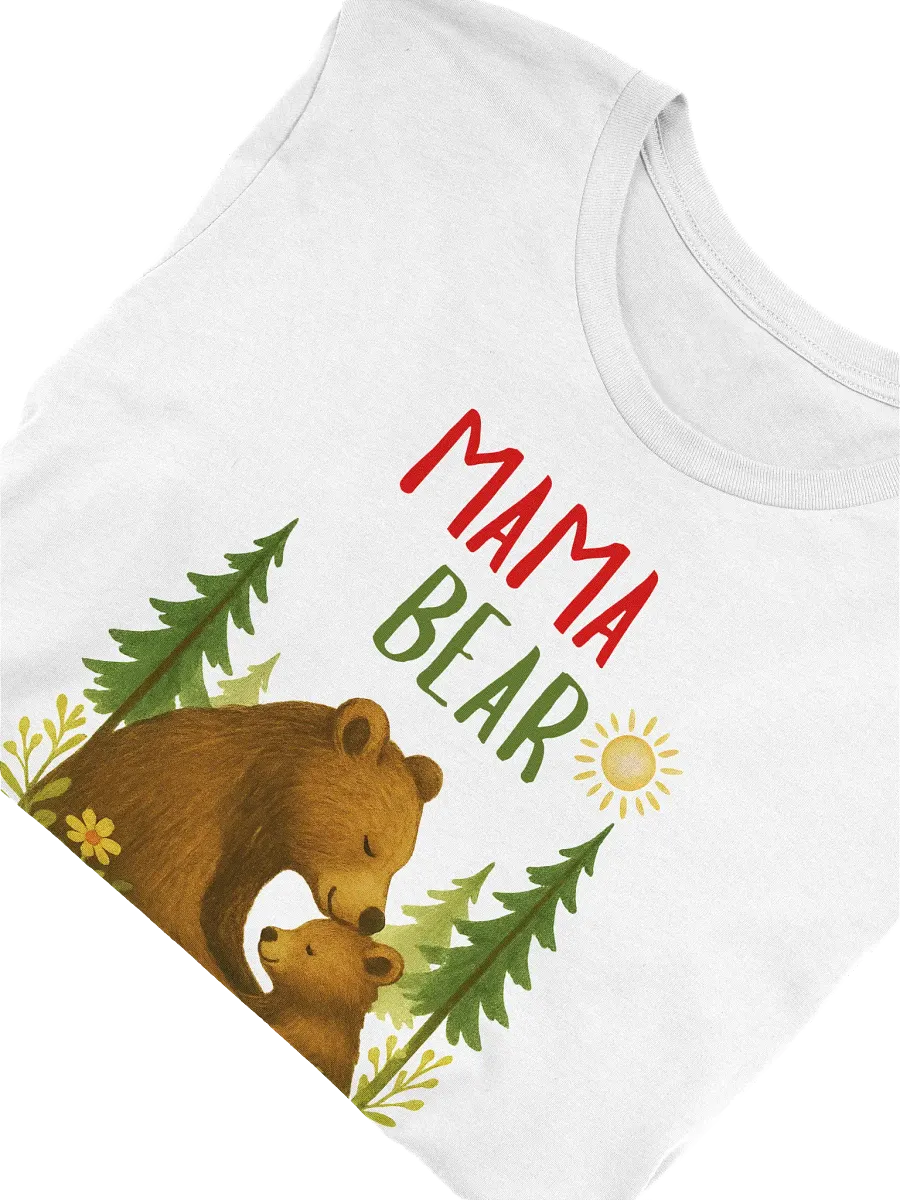 Mama Bear Nature Tee – Soft Unisex Shirt for Nature-Loving Moms product image (3)