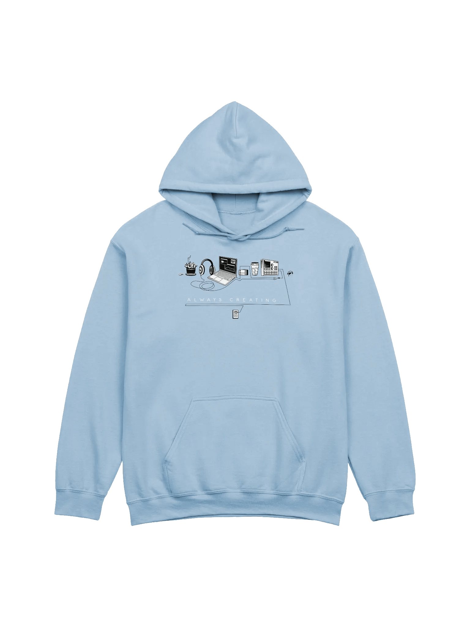 Always Creating: the Production Process unisex hoodie product image (1)