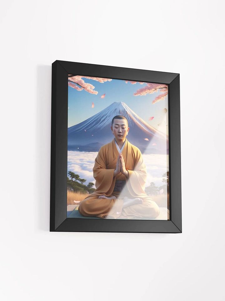 Nichiren Daishonin at Mount Fuji - Framed Matte Poster product image (2)
