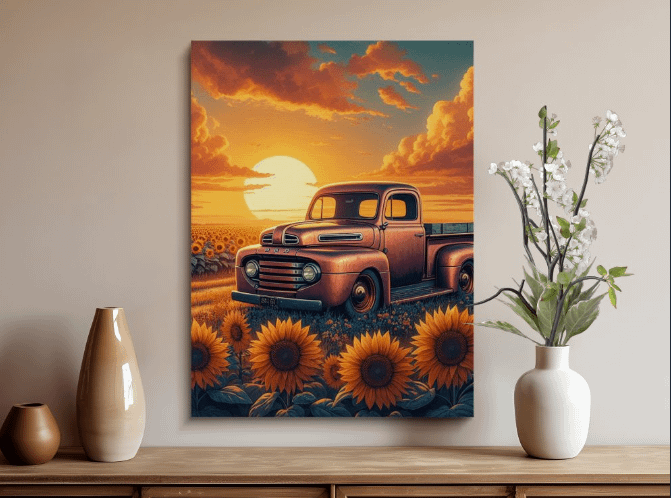 Gold Sunset Harvest Poster product image (1)