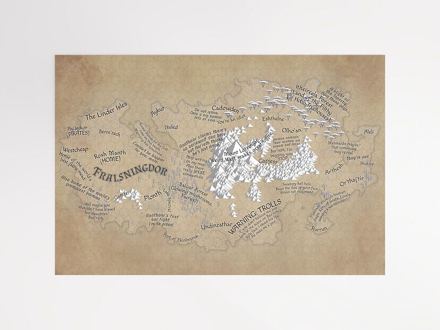 Fralsningdor Map Poster product image (9)
