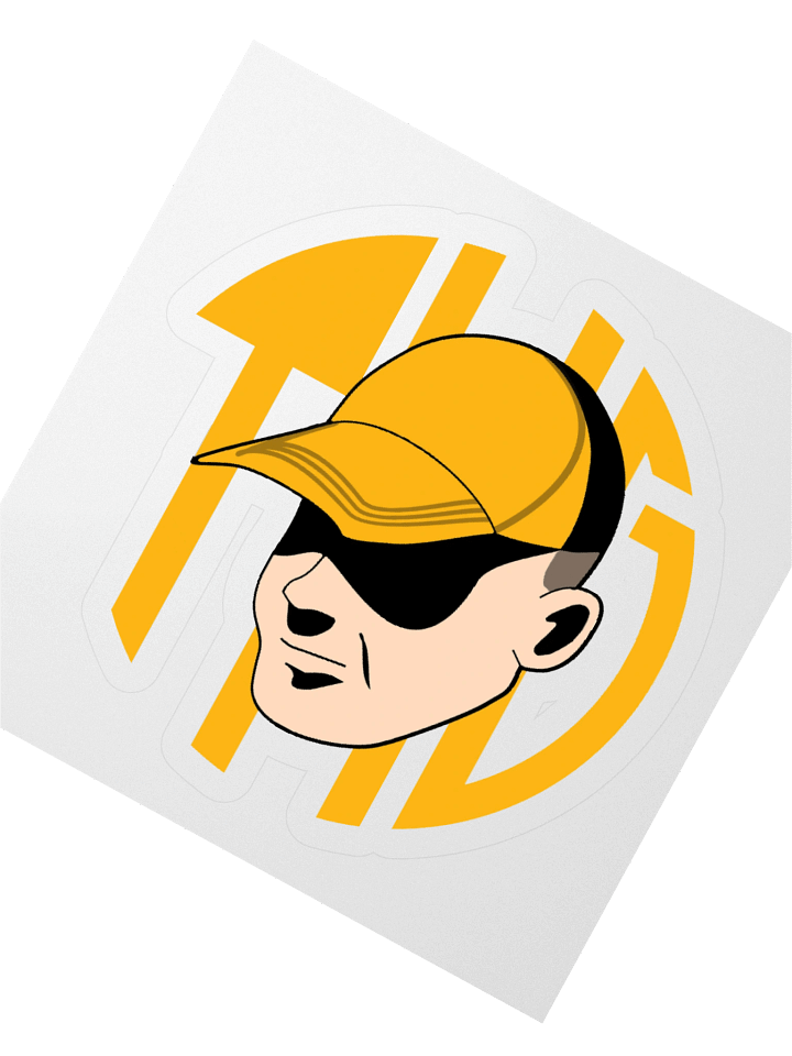 Yellow THG Sticker Set product image (2)