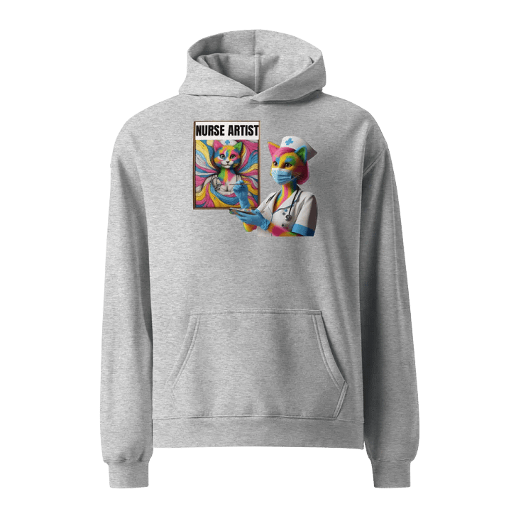 Whimsical Nurse Artist Oversized Hoodie product image (3)