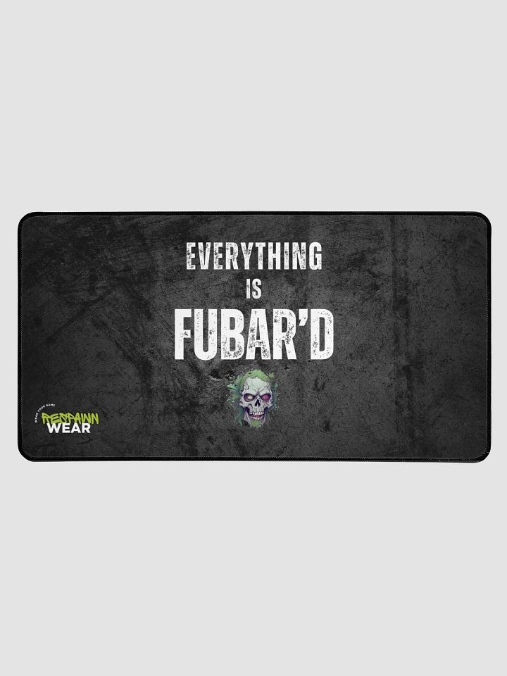 FUBAR'D Skull Desk Mat product image (1)