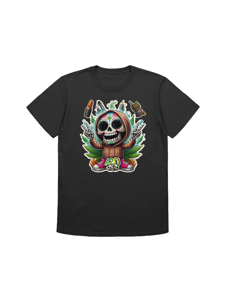 Sugar Skull Art - Stoner Celebration T-Shirt product image (1)