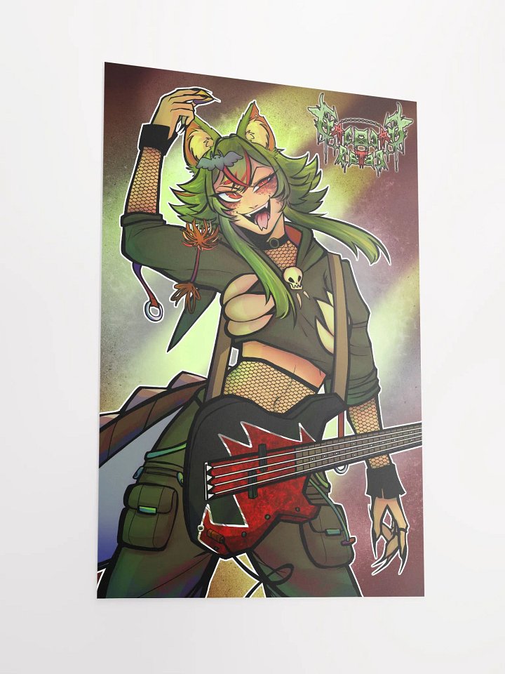crococat poster! (metal logo) product image (5)