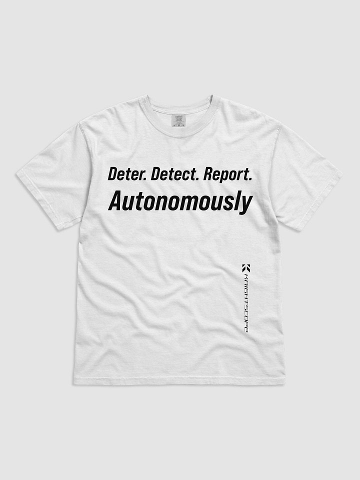 Deter. Detect. Report: T-Shirt - White product image (1)