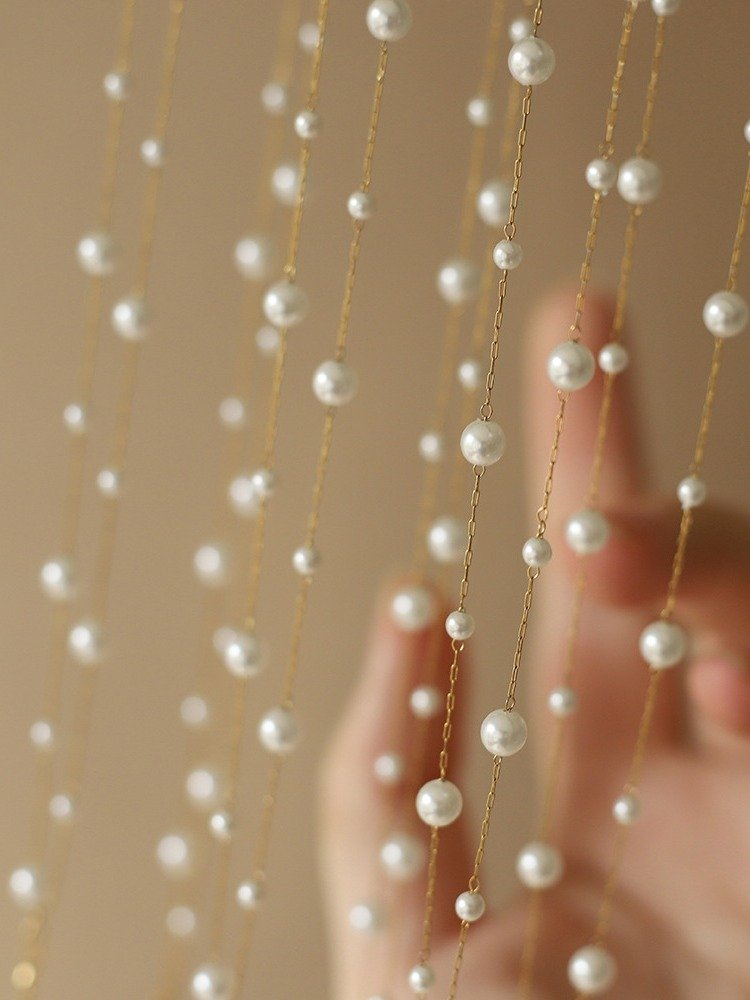 Bubble beads Necklace | 18K Gold Plated product image (3)