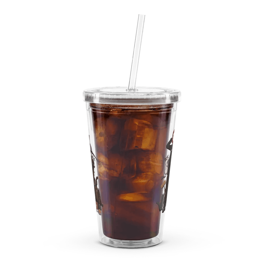 Loot Joblin Double Wall Clear Plastic Tumbler product image (10)
