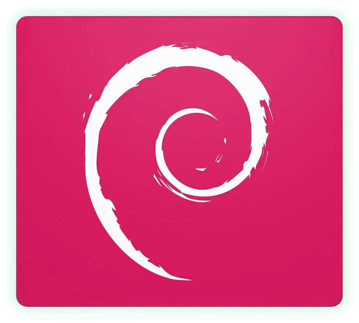 Gaming Mouse Pad with Debian Logo product image (1)