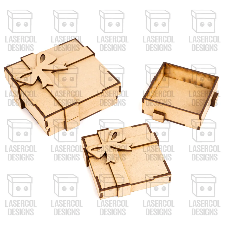 Gift Box Set 2 (Two Sizes) - Laser Cut Files product image (4)