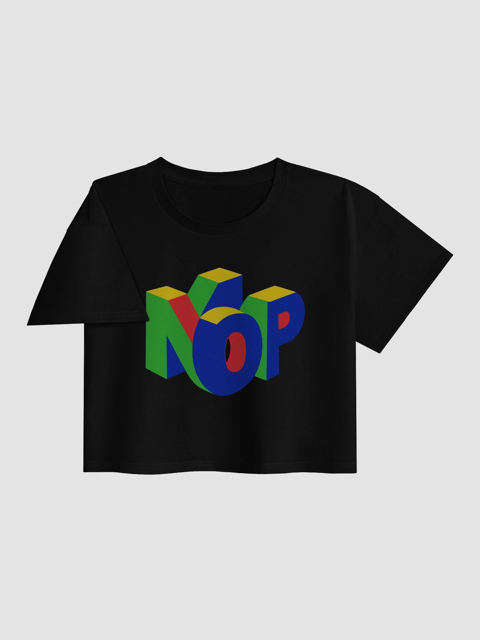 NOP 69 Logo Crop Top (black) product image (3)