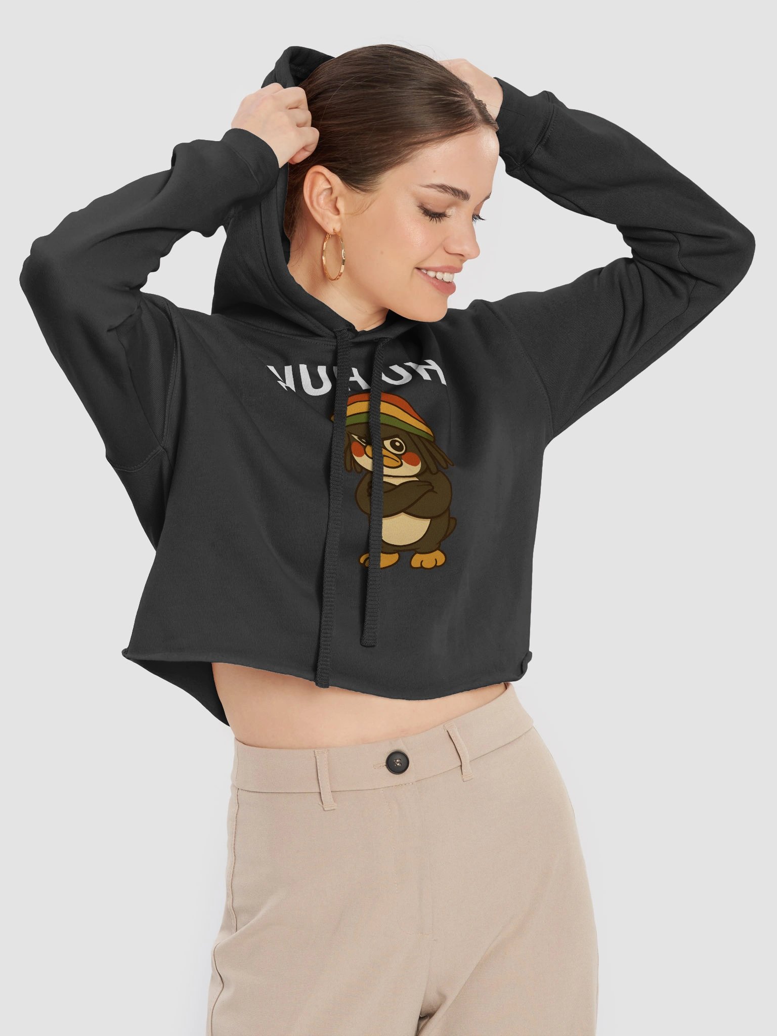 NUH UH Bill Crop Hoodie product image (17)