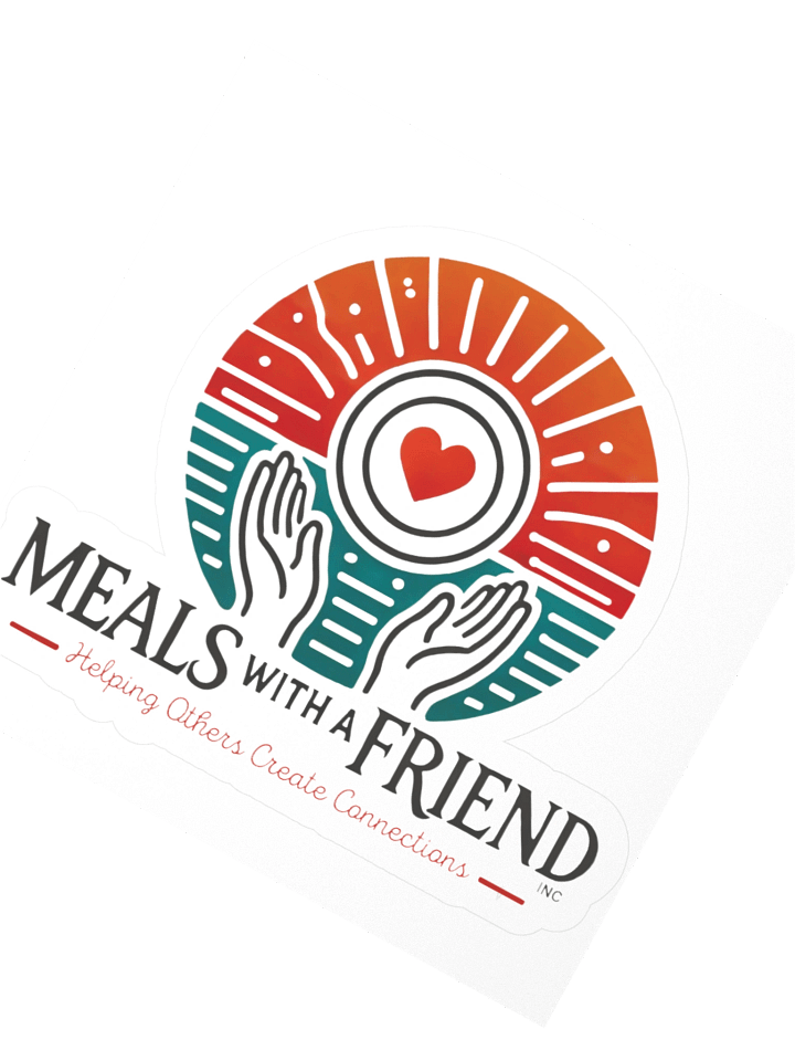 Meals with a Friend – Heart & Hands Sticker product image (5)
