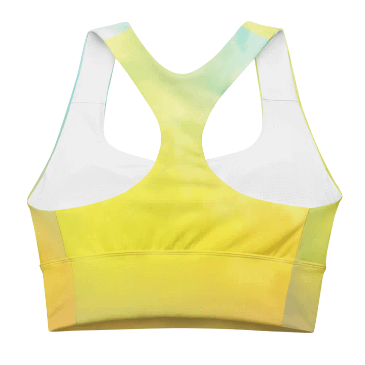 Blur cloud rainbow Design Longline Sports Bra - v9 product image (2)