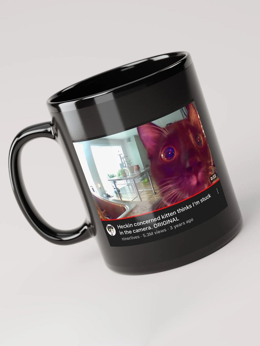 Heckin Concerned Kitten Mug! product image (3)