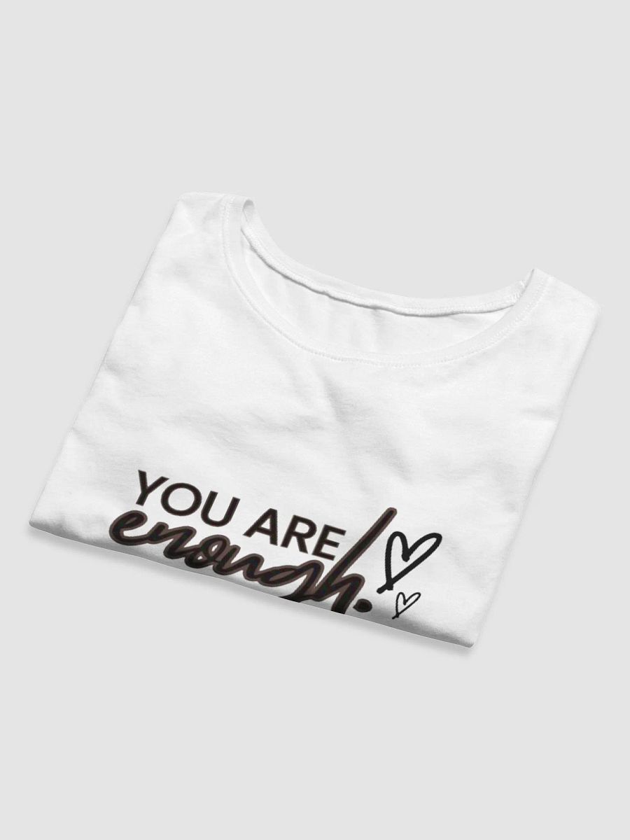 You Are Enough: Crop Top (white) product image (9)