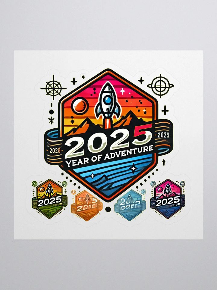 2025 Year of Adventure Kiss Cut Stickers product image (1)