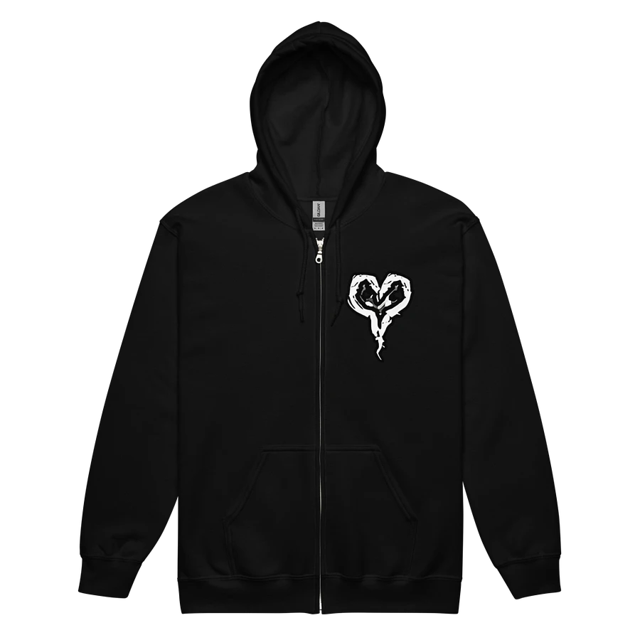 HOLLOWxWAY HOLLOW Heart Zip-Up Hoodie product image (2)