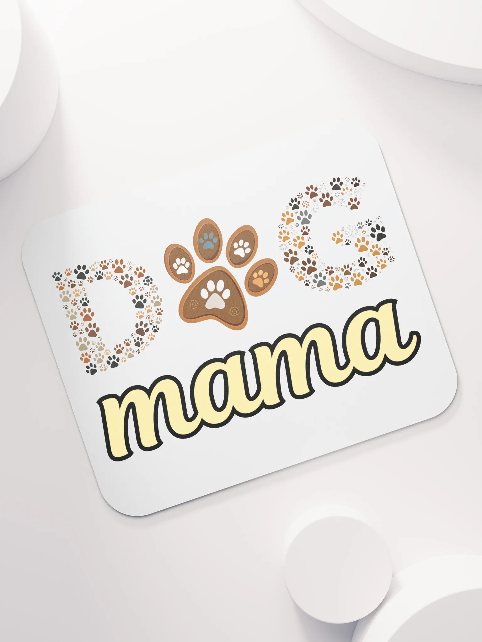 Dog Mama Paw Print Paw-fect Mouse Pad product image (5)