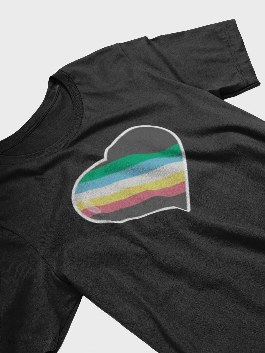 Disability Pride Heart Canvas Shirt product image (3)