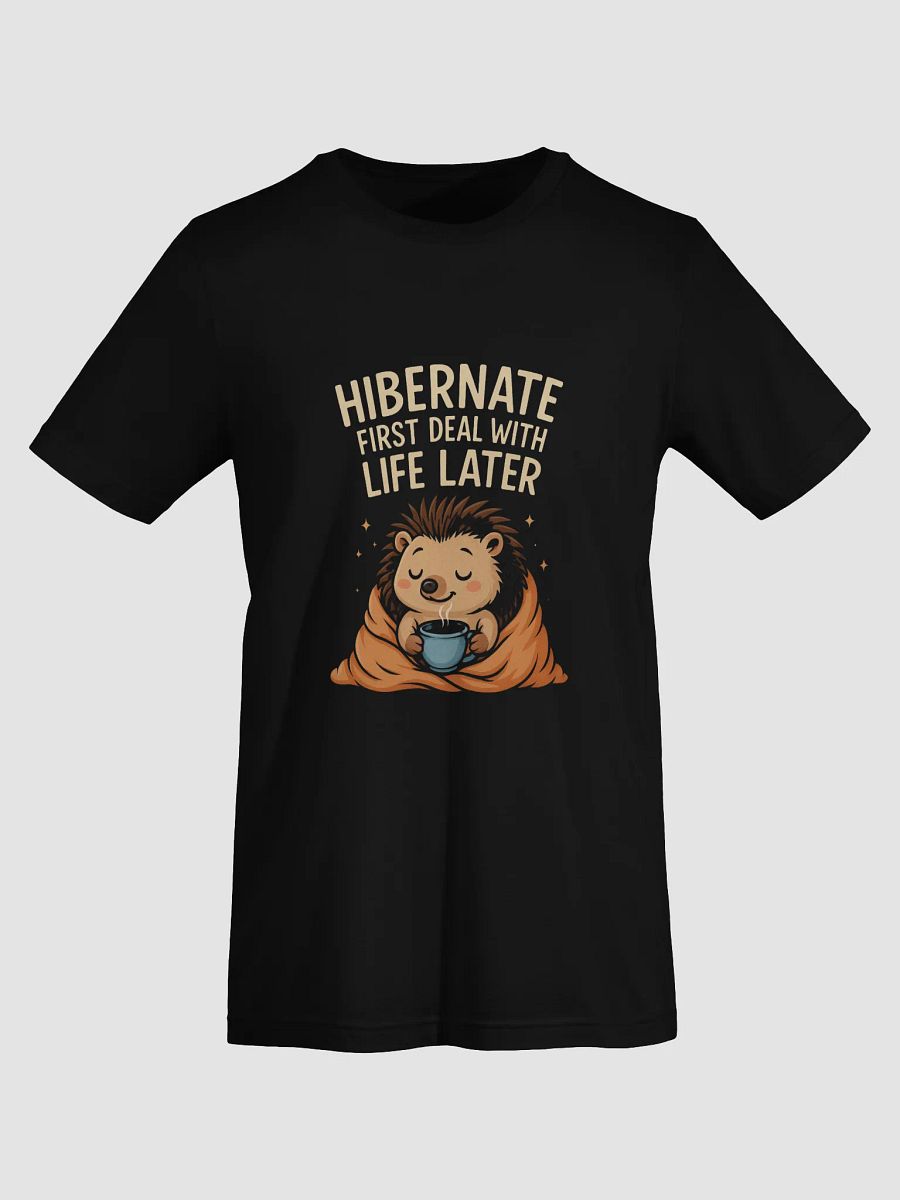 Cozy Hibernate Hedgehog T-Shirt product image (3)