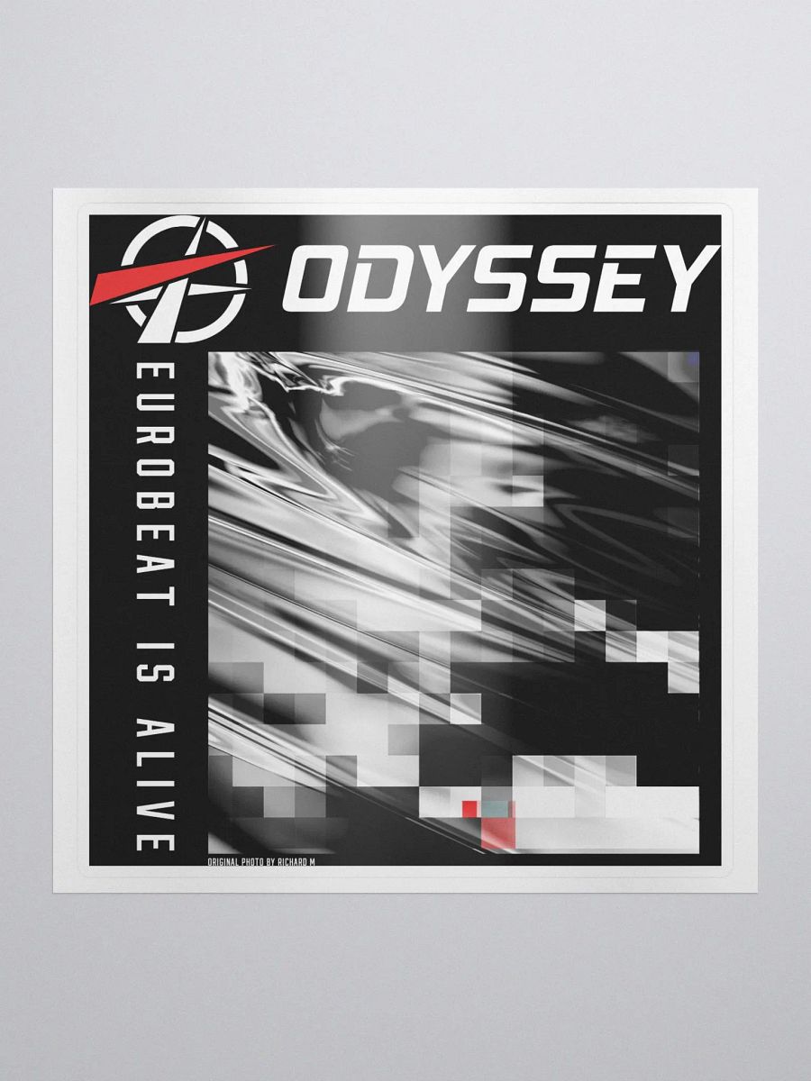 Eurobeat Is Alive (White Text) - Sticker product image (1)